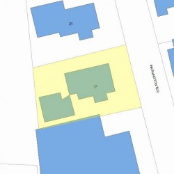 17 Washington Ter, Newton MA  02460-1522 plot plan
