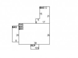 19 Victoria Cir, Newton MA  02459-1016 floor plan
