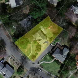 64 Devonshire Rd, Newton MA 02468-2213 aerial view