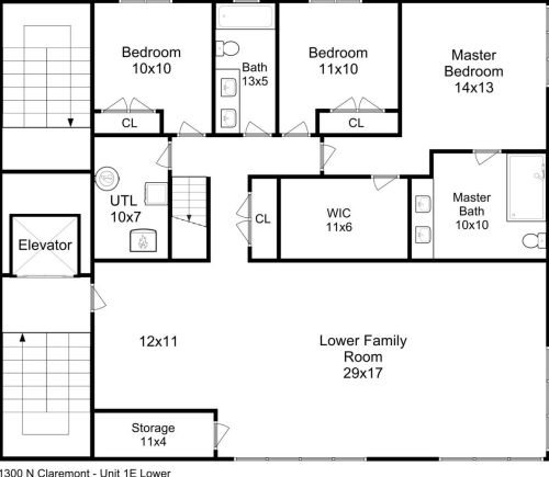 1300 Claremont Ave, Chicago IL 60622-1103 exterior