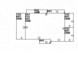 51 Fairfield St, Newton MA  02460-2127 floor plan