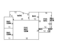 39 Crescent Ave, Newton MA 02459-2133 floor plan