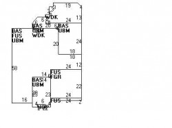 64 Charlemont St, Newton MA 02461-1908 floor plan