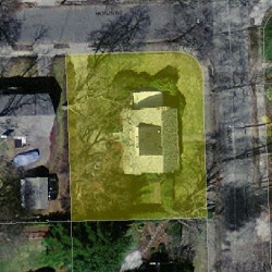 37 Cedar St, Newton MA 02459-1143 aerial view