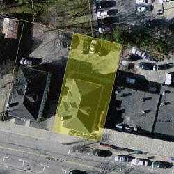 851 Beacon St, Newton MA  02459-1822 aerial view