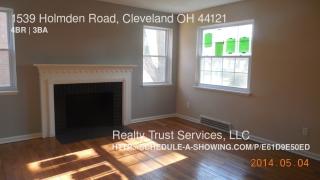 1539 Holmden Rd, Cleveland OH  44121-2757 exterior