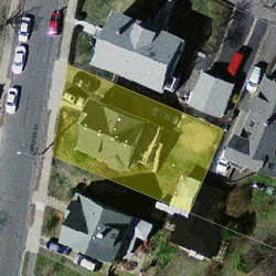 16 Walker St, Newton MA 02460-1518 aerial view