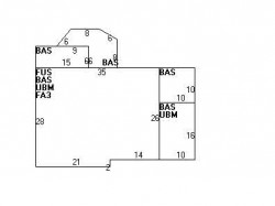 120 Dorset Rd, Newton MA 02468-1410 floor plan