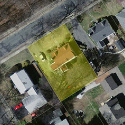 86 Goddard St, Newton MA 02461-1918 aerial view