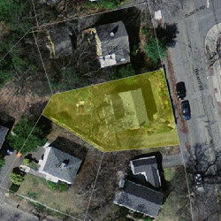 1401 Walnut St, Newton MA 02461-1851 aerial view