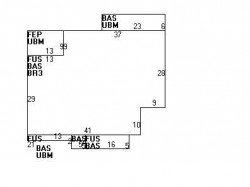 665 Centre St, Newton MA 02458-2341 floor plan