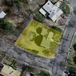 55 Dorcar Rd, Newton MA  02459 aerial view