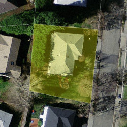 115 Cynthia Rd, Newton MA  02459-2865 aerial view