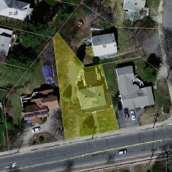 515 Crafts St, Newton MA 02465-1702 aerial view