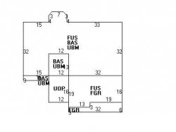 20 Cottonwood Rd, Newton MA 02459-3112 floor plan