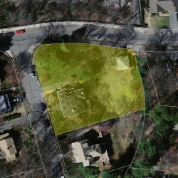 12 Dexter Rd, Newton MA 02460-2318 aerial view