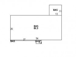 54 Clark St, Newton MA 02459-2427 floor plan