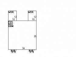 39 Crafts St, Newton MA 02458-1255 floor plan