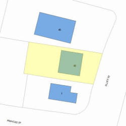 49 Elliot St, Newton MA 02461-1606 plot plan