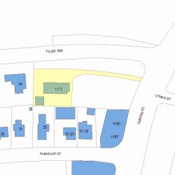 1175 Centre St, Newton MA 02459-1533 plot plan