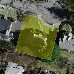 76 Kenilworth St, Newton MA 02458-2723 aerial view