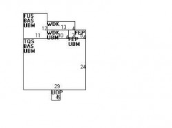 65 Circuit Ave, Newton MA  02461-1602 floor plan