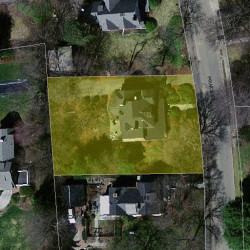 103 Prince St, Newton MA 02465-2632 aerial view