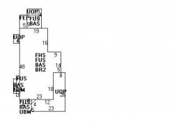 45 Chester St, Newton MA  02461-1433 floor plan