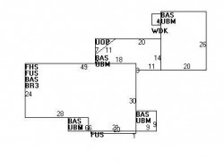 198 Collins Rd, Newton MA 02468-2238 floor plan