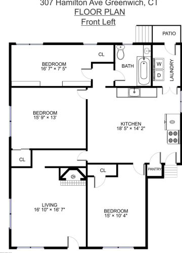 307 Hamilton Ave, Greenwich CT 06830-6180 exterior