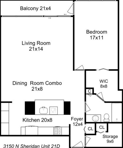 3150 Sheridan Rd, Chicago IL  60657-4811 exterior