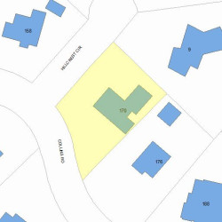 170 Collins Rd, Newton MA 02468-2204 plot plan
