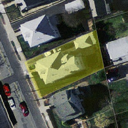 112 Chapel St, Newton MA 02458-1046 aerial view