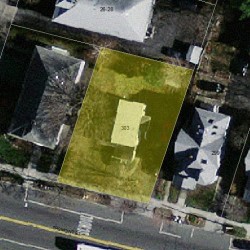 303 Tremont St, Newton MA 02458-2113 aerial view