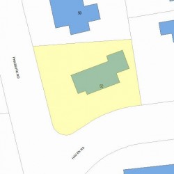 52 Hagen Rd, Newton MA 02459-2753 plot plan