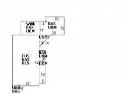 266 Adams St, Newton MA 02458-1202 floor plan