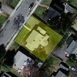 54 Arapahoe Rd, Newton MA 02465-2203 aerial view