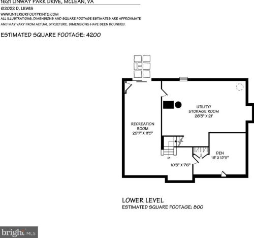 1621 Linway Park Dr, Mc Lean VA 22101-4149 exterior