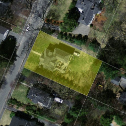 20 Vista Ave, Newton MA  02466-2811 aerial view