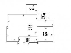 155 Beethoven Ave, Newton MA  02468-1731 floor plan