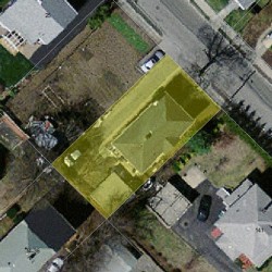 31 Adams St, Newton MA  02460-1202 aerial view