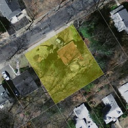 32 Goddard St, Newton MA  02461-1918 aerial view