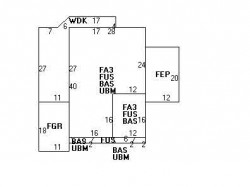 18 Devon Ter, Newton MA 02459-1652 floor plan