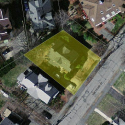 59 Hartford St, Newton MA 02461-1540 aerial view