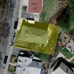 26 Mechanic St, Newton MA  02464-1414 aerial view