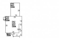 105 Central Ave, Newton MA  02460-1711 floor plan