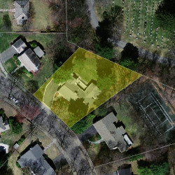 140 Paulson Rd, Newton MA 02468-1230 aerial view
