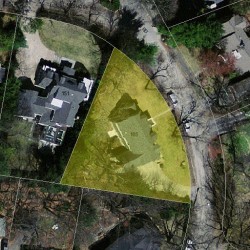 165 Neshobe Rd, Newton MA 02468-1348 aerial view