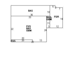 37 Grayson Ln, Newton MA  02462-1020 floor plan