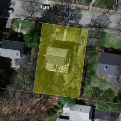 18 Fredana Rd, Newton MA  02468-1104 aerial view